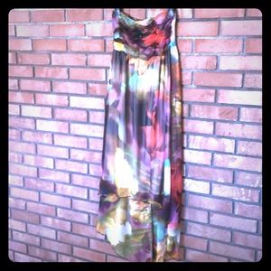 🔥Gorgeous Watercolor Chiffon Dress!!